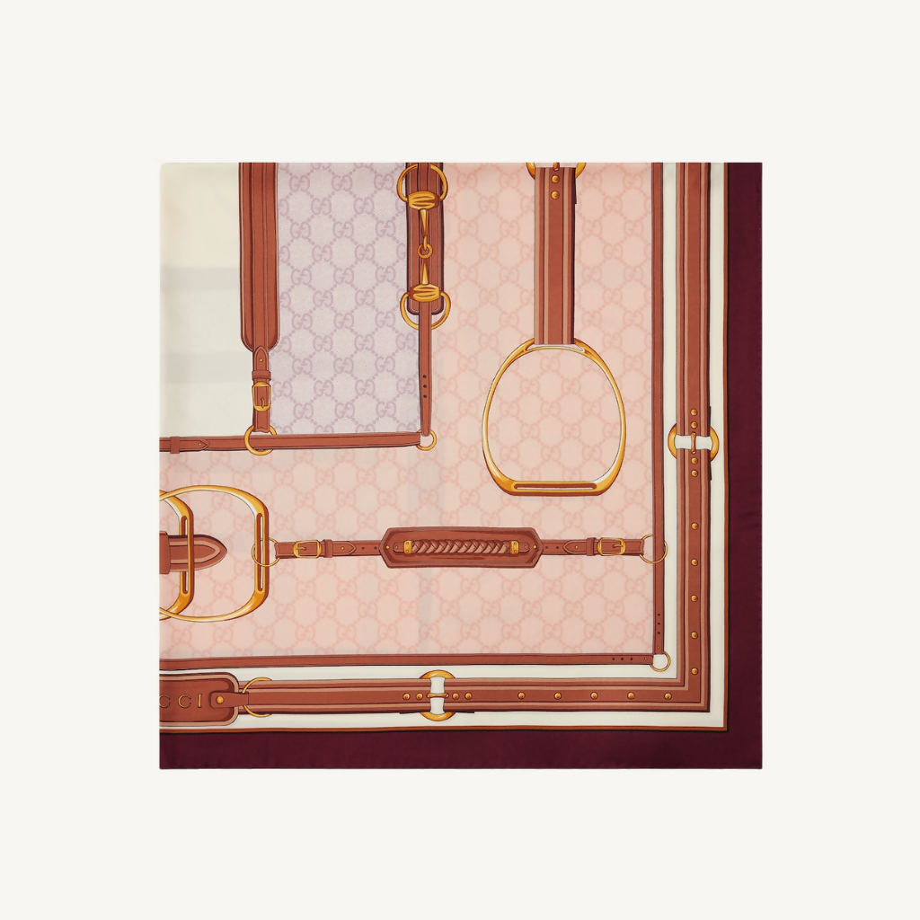 Printed Silk Twill Carré