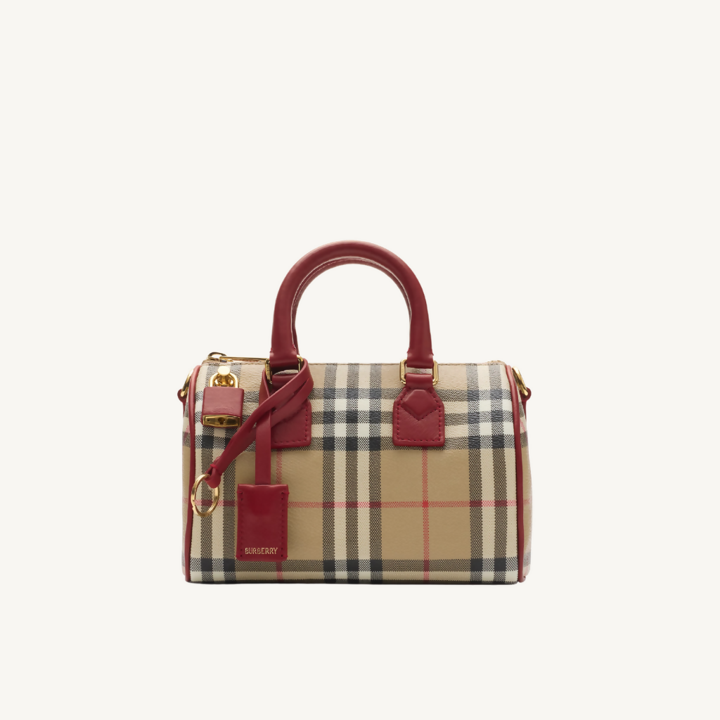 Mini Check Bowling Bag