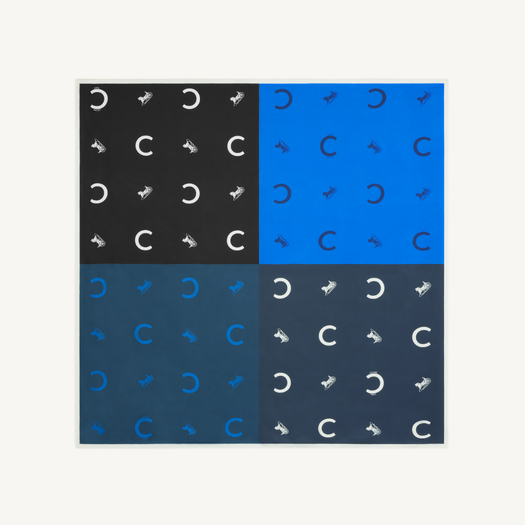 Square in Silk Twill