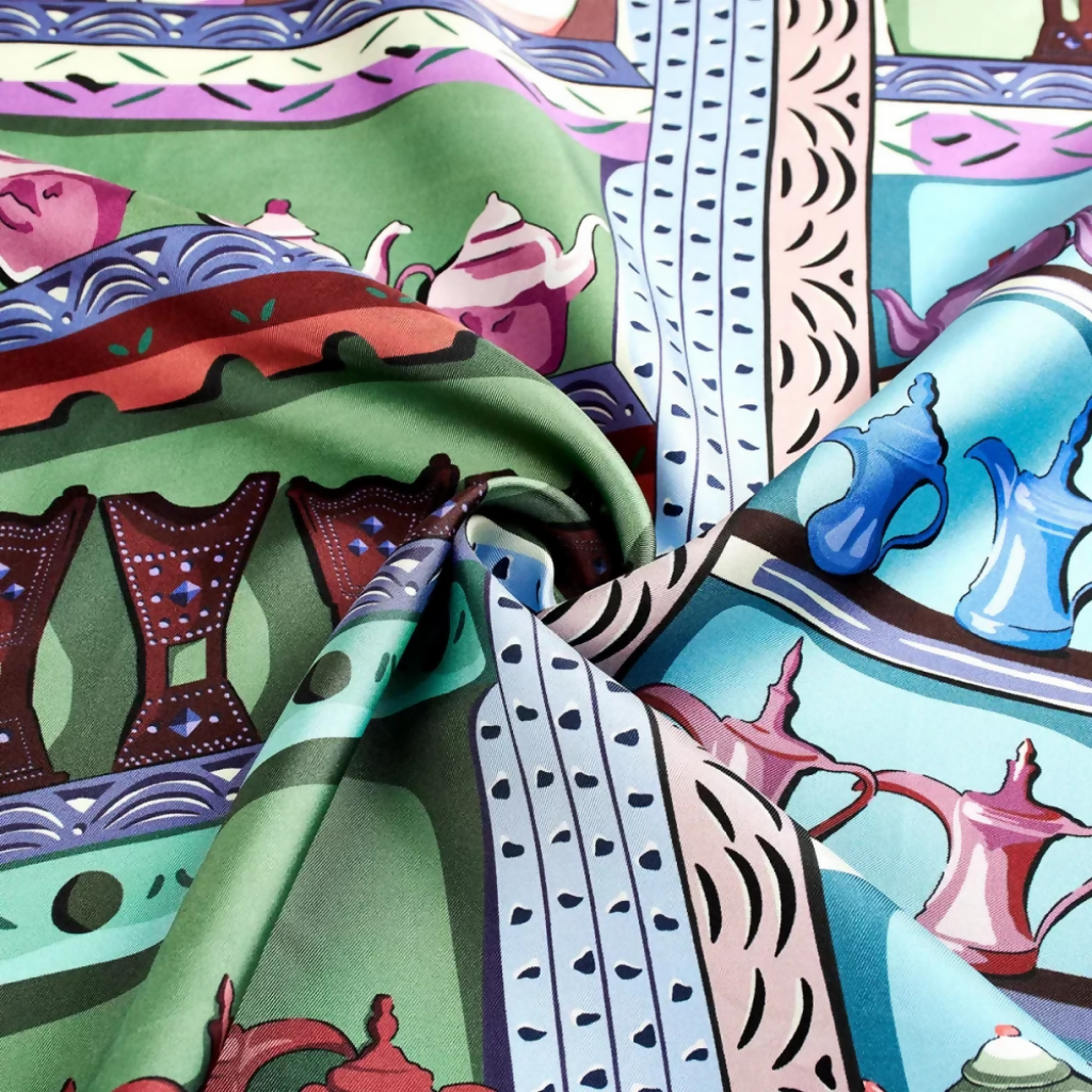 شال الدلال من الحرير