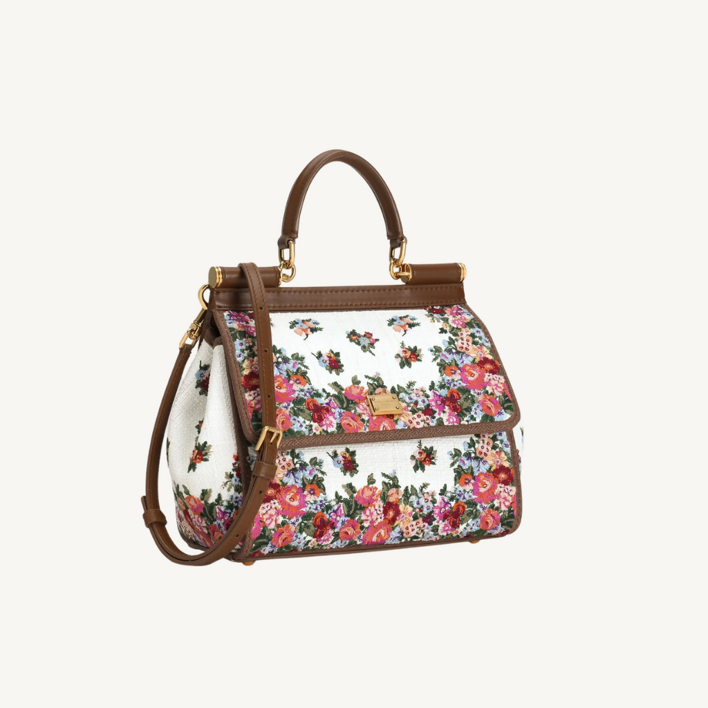 Medium Sicily Embroidered Handbag