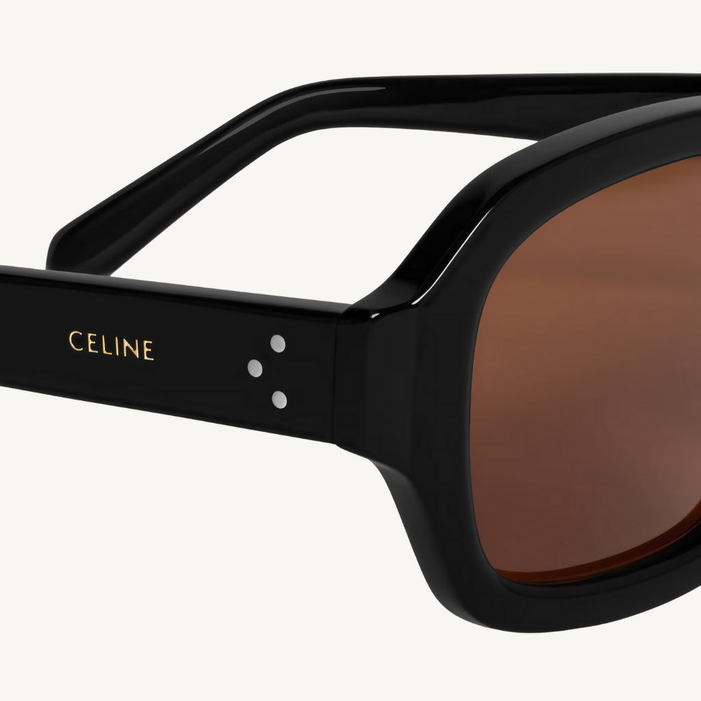 Black Frame 62 Sunglasses