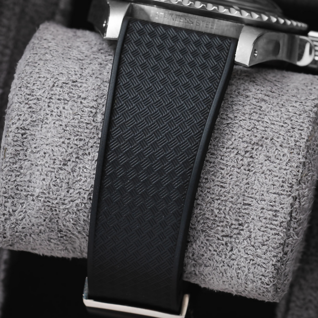 Black Tropical Rubber CTS Strap