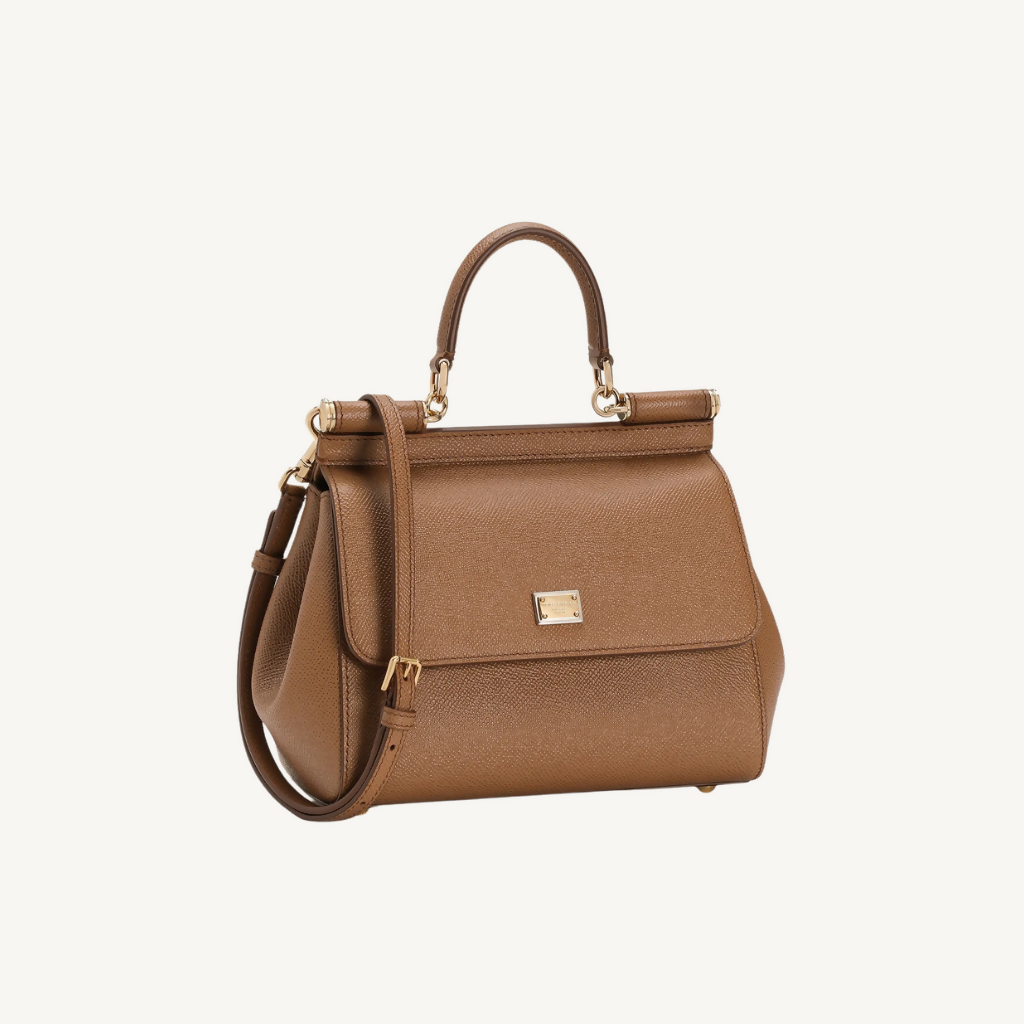 Small Sicily Handbag in Dauphine Calfskin